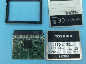 东芝EXCERIA 1000X 32GB 高速CF卡 无法识别数据恢复成功