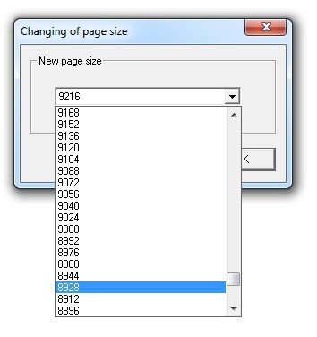 PC-3000 Flash如何更改页面大小