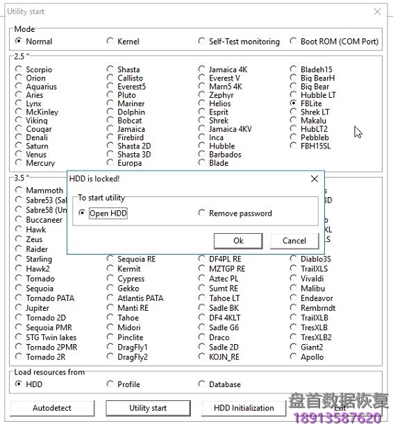 PC3000 for HDD解决Western Digital西部数据硬盘如何解决从未设置过密码的密码问题 如何使用PC3000解决Western Digital西部数据移动硬盘从未设置过密码的密码问题