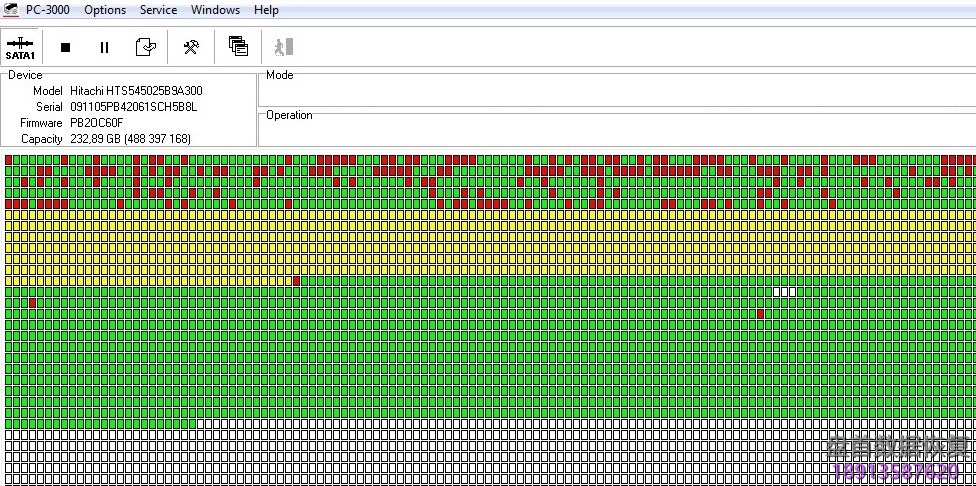 使用PC3000 Data Extractor手工展开NTFS分区