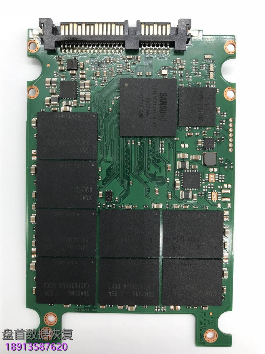 MZ-7TD2560/0L7三星SSD256G固态硬盘掉盘不识别无法读取数据恢复成功