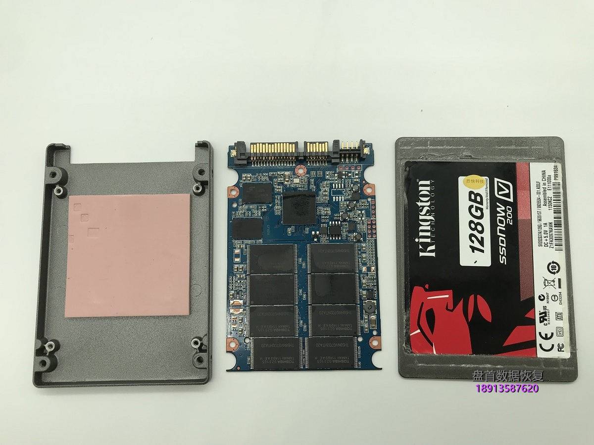 金士顿V200无法认别不读盘苹果电脑的固态硬盘数据完美恢复