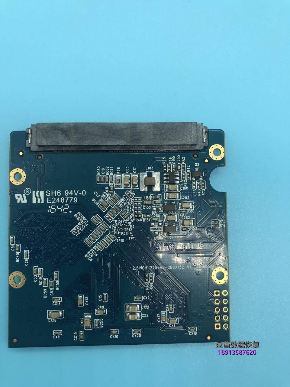 金泰克S300固态硬盘 SM2256K主控掉盘无法识别不读盘数据恢复成功