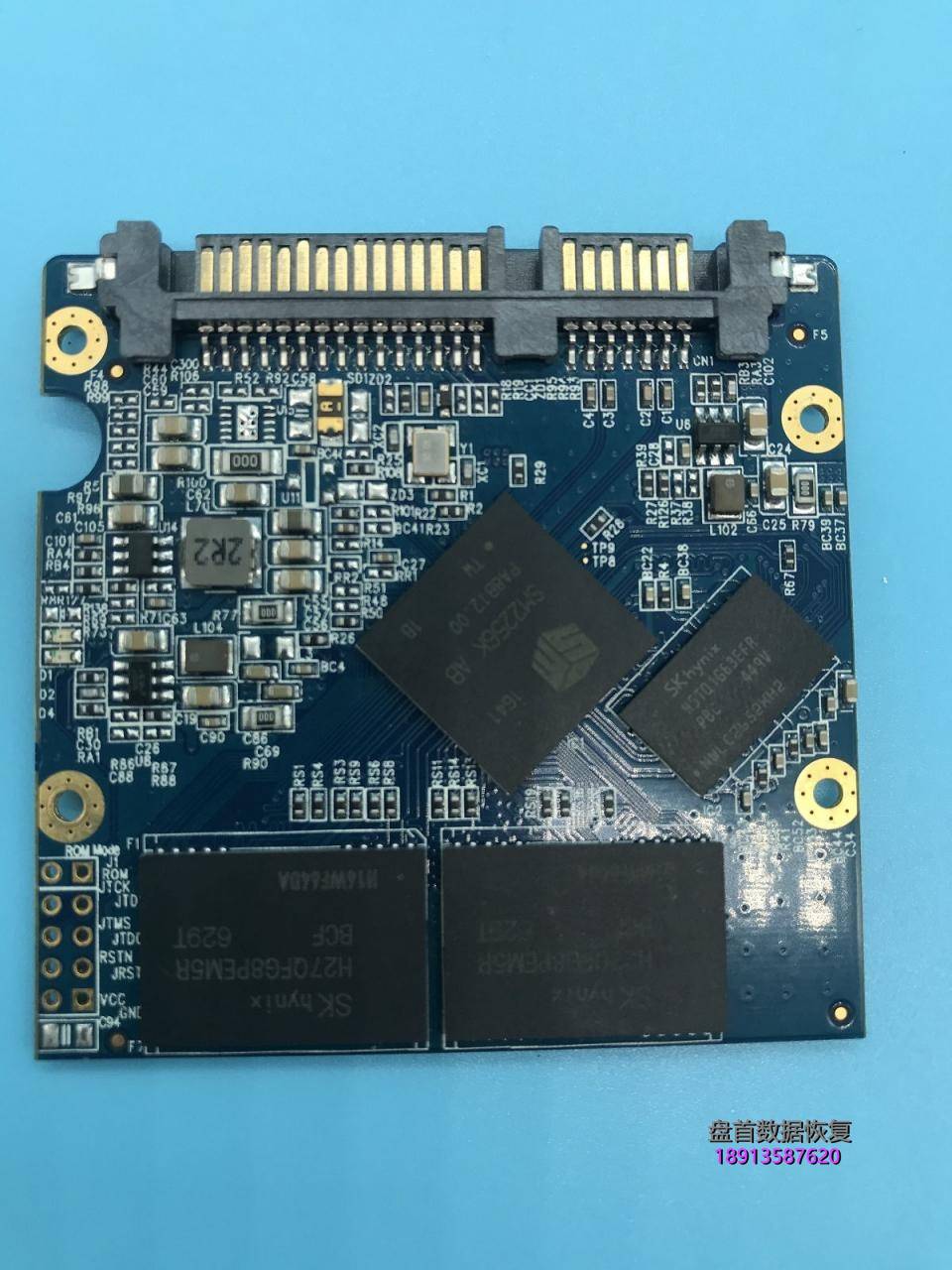 金泰克S300固态硬盘 SM2256K主控掉盘无法识别不读盘数据恢复成功