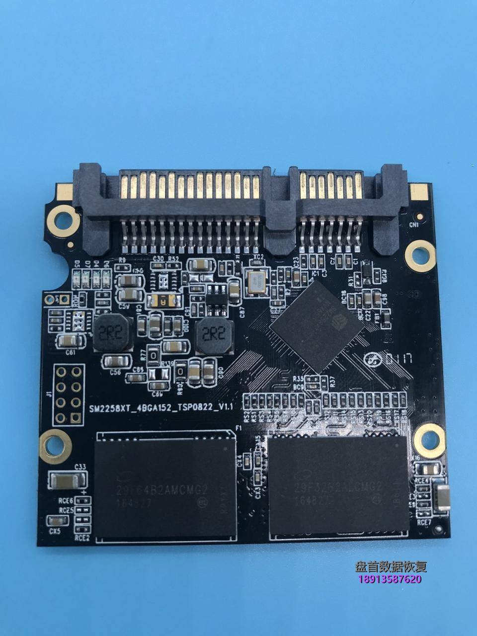 SM2258XT主控SSD固态硬盘掉盘后能识别型号不读盘无法读取数据恢复成功