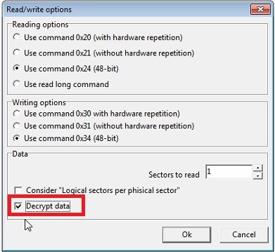使用PC3000 for HDD解决西部数据WD2.5″加密硬盘的SED问题