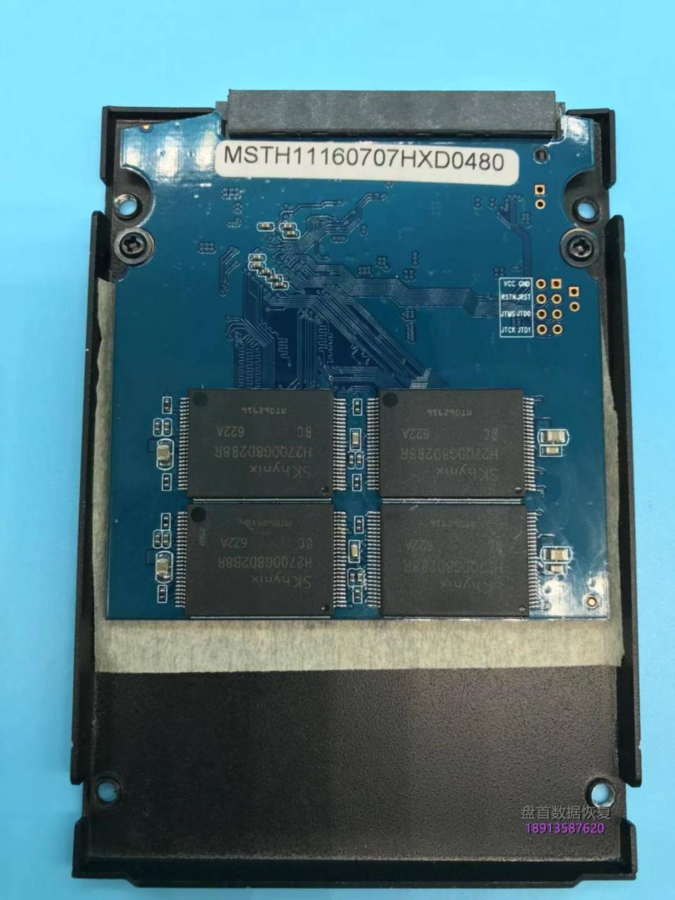SM2246XT主控德乐120G固态硬盘掉盘无法识别不读盘数据恢复成功