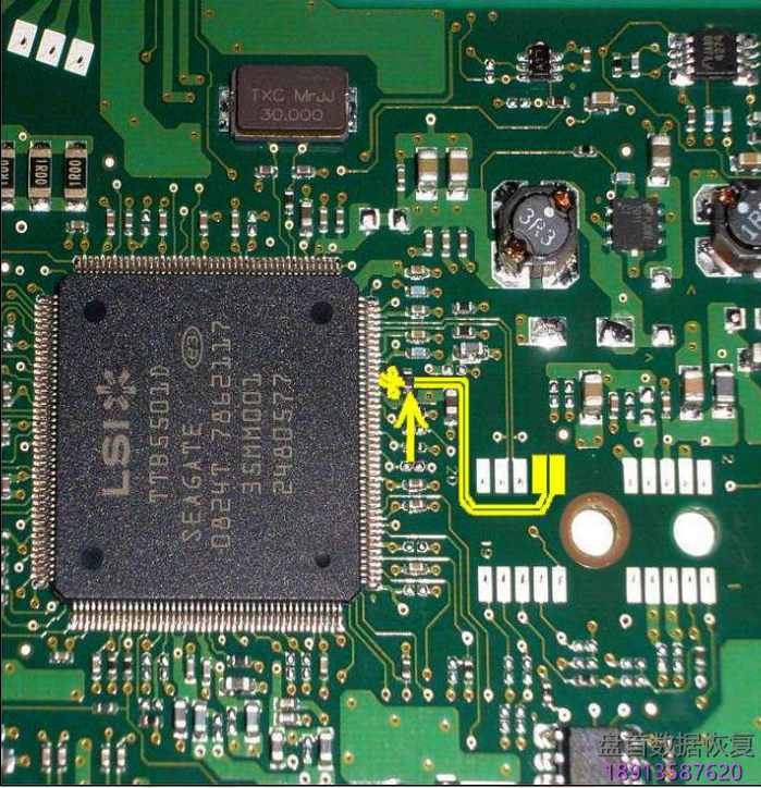 希捷F3系列硬盘的短接点在哪里？以及如何短接？