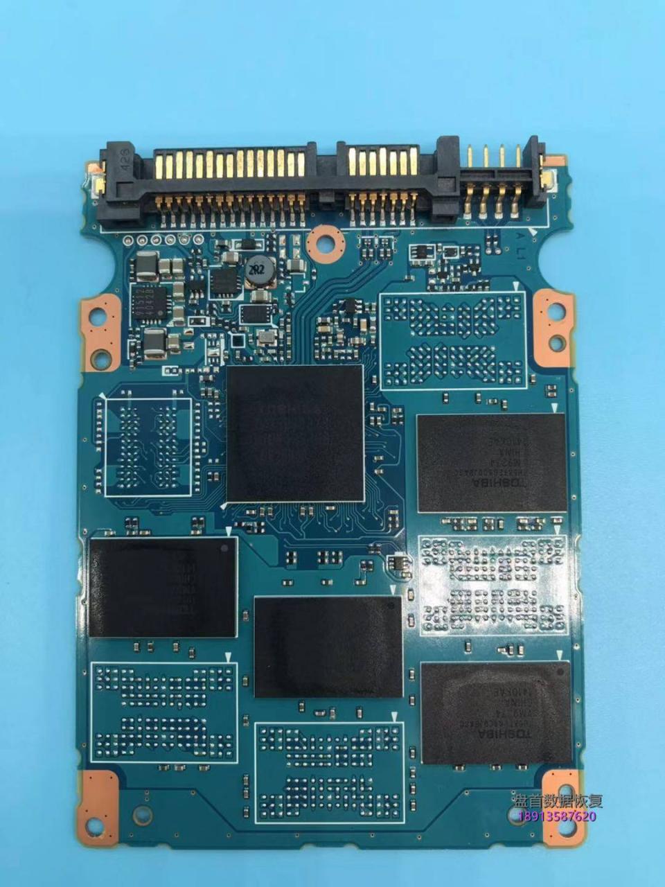 东芝Q Pro系列128G固态硬盘开机卡死挂电脑里死机蓝屏重启数据恢复成功