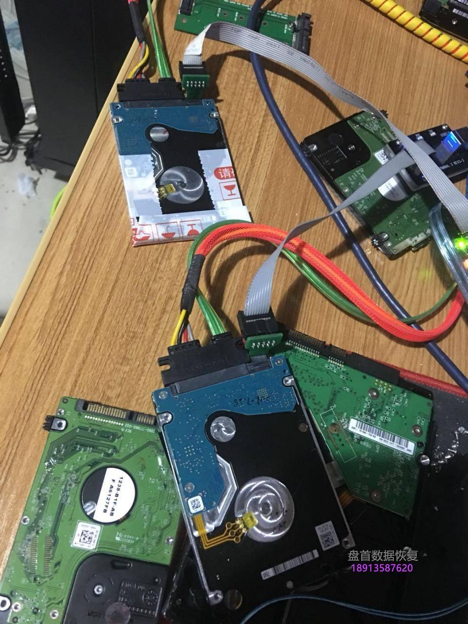 ST2000LM007二次开盘数据恢复成功希捷2TB移动硬盘