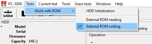 使用PC3000 for HDD的Boot ROM(COM端口)模式读写3.5和2.5西部数据硬盘的ROM
