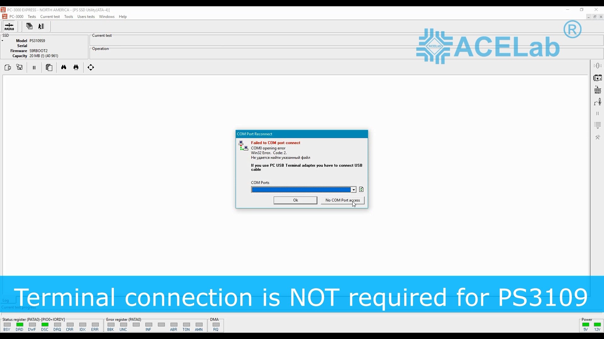 PC3000 SSD Phison Utility PS3105 PS3108 PS3109 PS3110 TC58NC1000 固态硬盘数据恢复