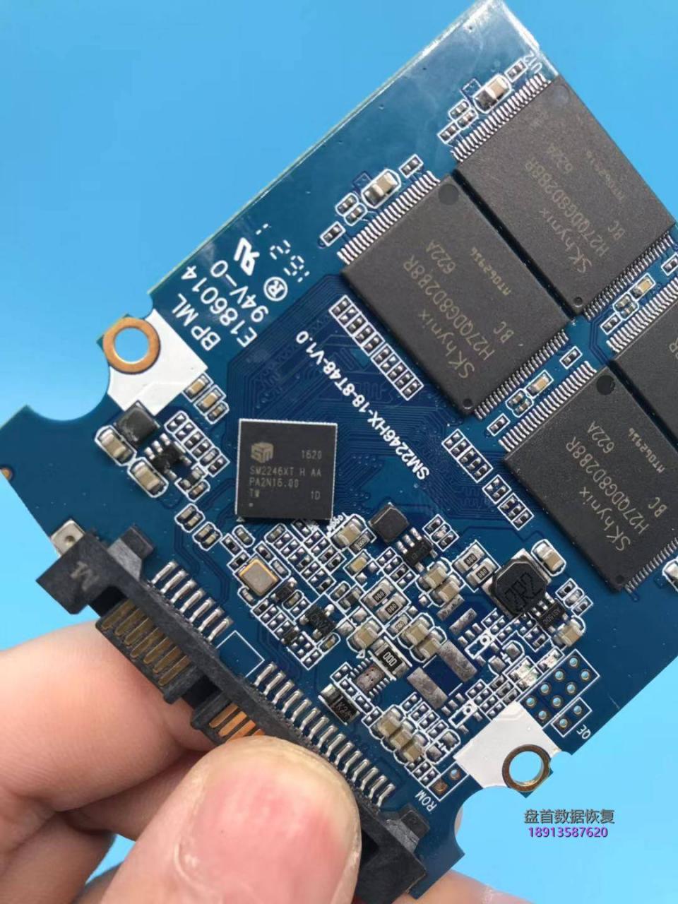SM2246XT主控PC3000 SSD数据恢复黑块太多无法恢复使用芯片级数据恢复成功