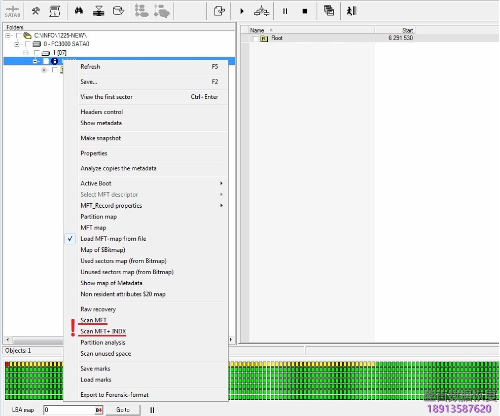 PC3000 for HDD 如何处理MFT表损坏 使用PC3000如何处理MFT表损坏的操作方法
