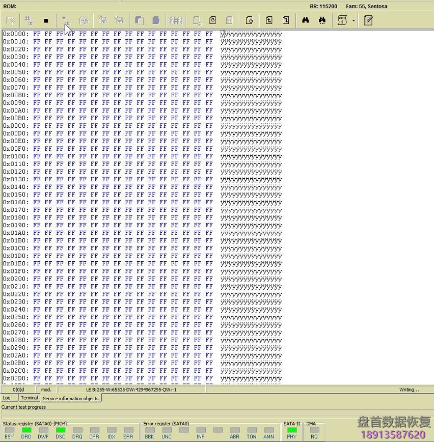 使用PC3000修复希捷F3 Sentosa家族终端提示”SIM Error 1009 RW Error 00000080″错误 使用PC3000修复希捷F3 Sentosa家族终端提示”SIM Error 1009 RW Error 00000080″错误