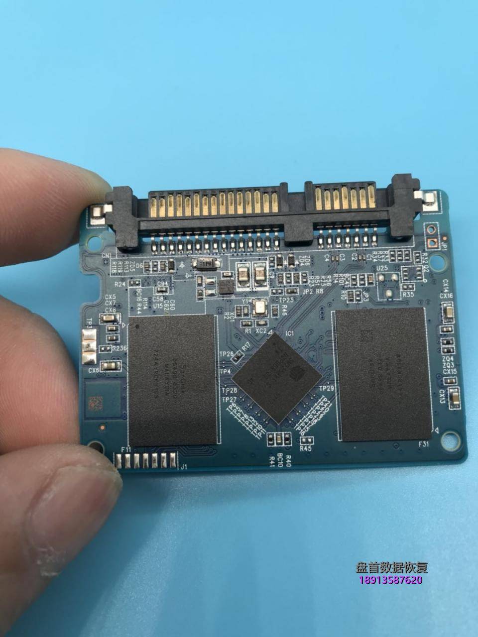 WDS240G1G0A西部数据SSD固态硬盘无法识别SM2258XT主控数据恢复完美成功