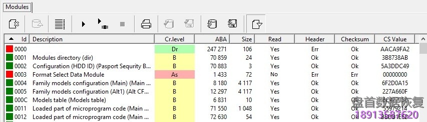 使用PC3000处理WD DragFly4上的模块03恢复为例