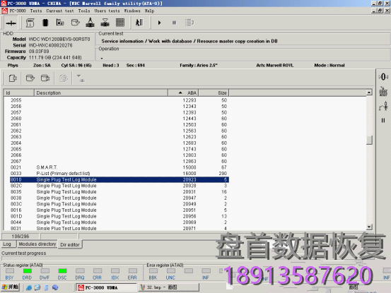 WD西部数据硬盘FW SA固件区偏移操作方法