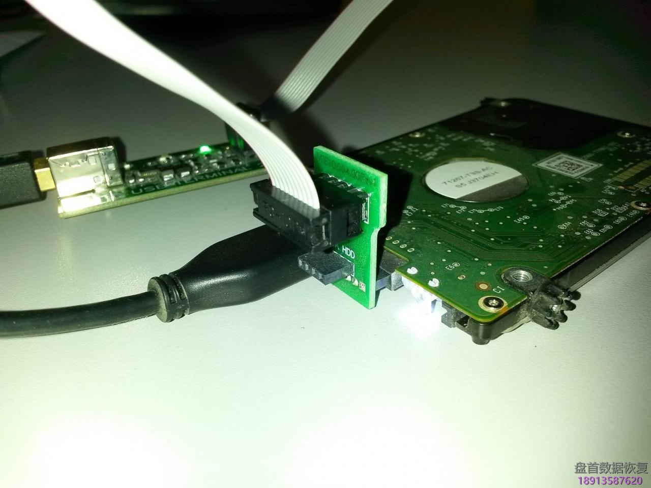 使用PC3000 for HDD的Boot ROM(COM端口)模式读写3.5和2.5西部数据硬盘的ROM