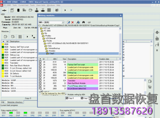 PC3000解决WD320G(WD3200AAJS)全盘红块数据恢复案例