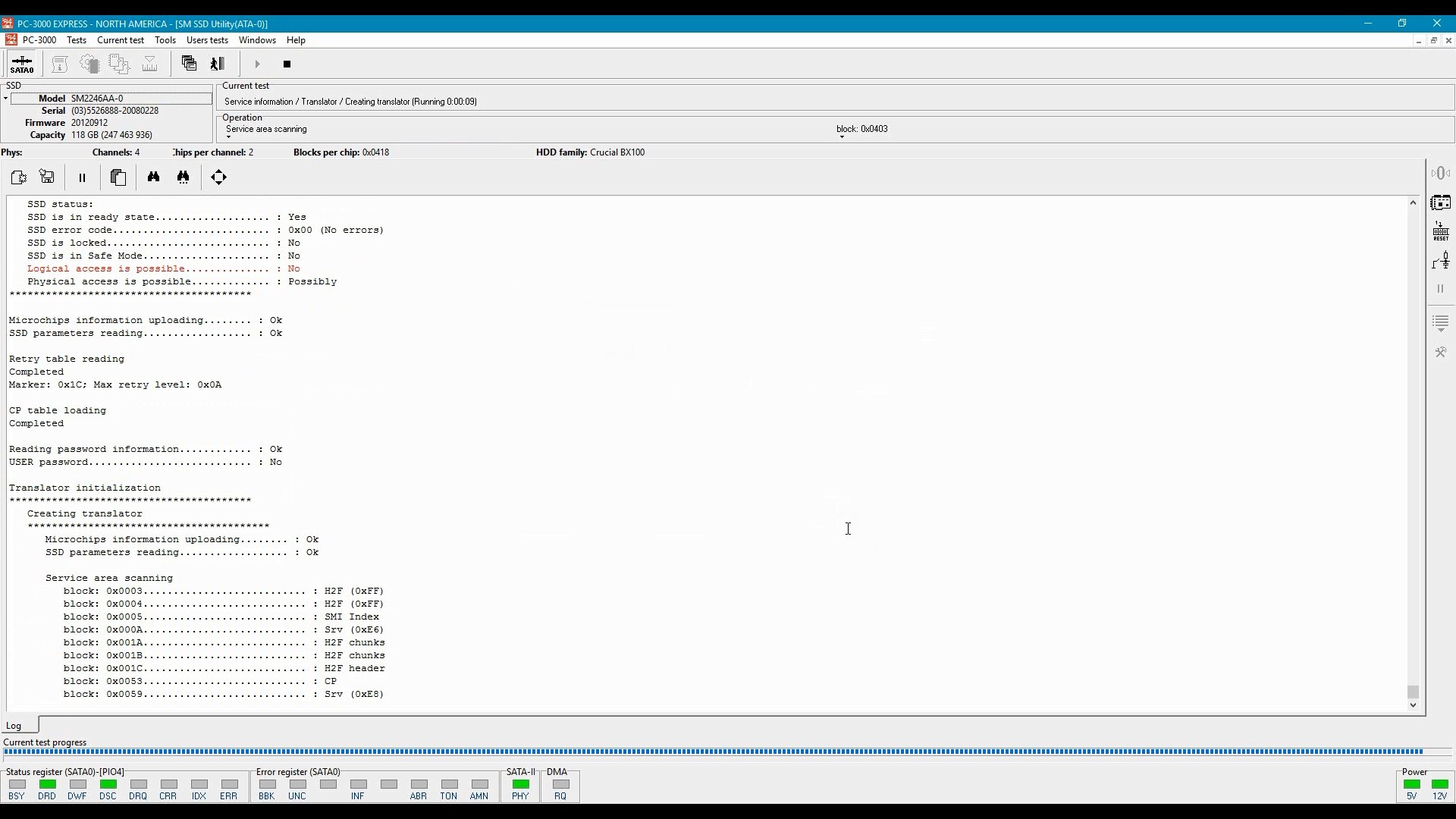 PC3000 SSD Silicon Motion慧荣公司(SM系列主控芯片)实用程序