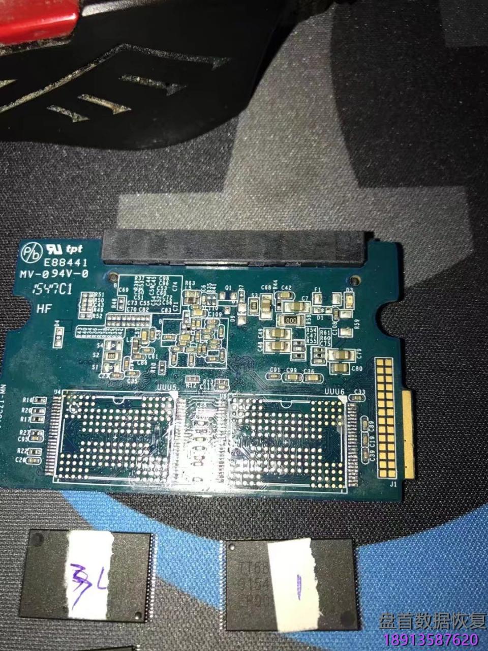影驰铁甲战将系列120G固态硬盘掉盘无法识别不读盘PS3109主控芯片读取Flash芯片恢复成功