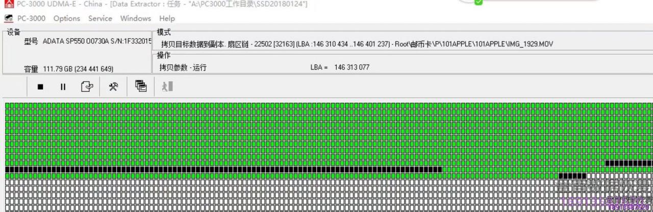 威刚120g固态硬盘SM2256K主控掉盘无法识别不读盘SSD固态硬盘数据恢复成功