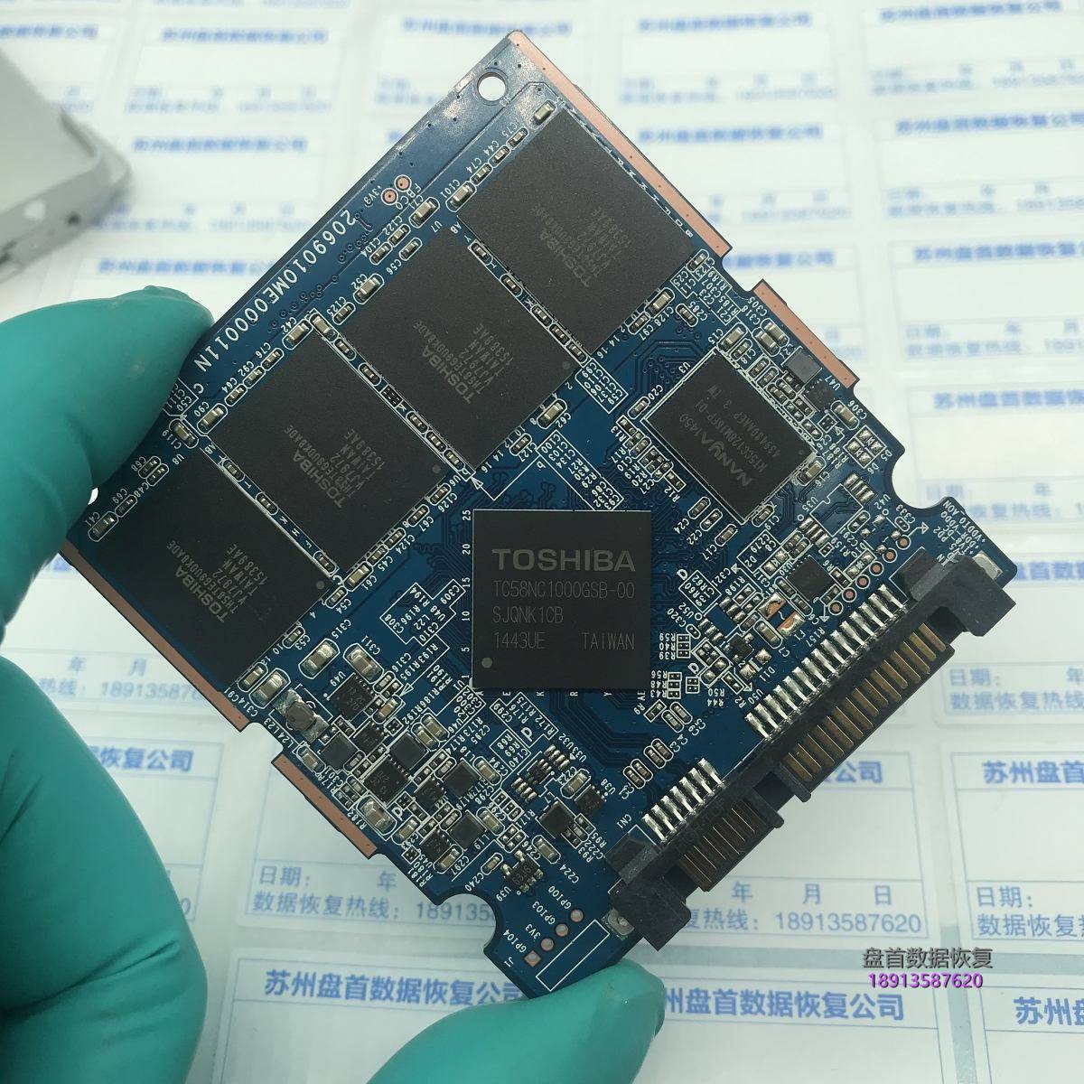 东芝HDTS724-Q300掉盘无法识别SSD数据恢复成功