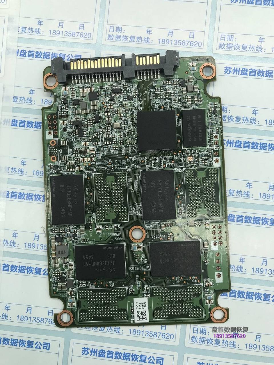 英特尔SSD固态硬盘损坏无法识别intel SSD 540s Series 120G固态硬盘数据恢复成功主控SM2258G