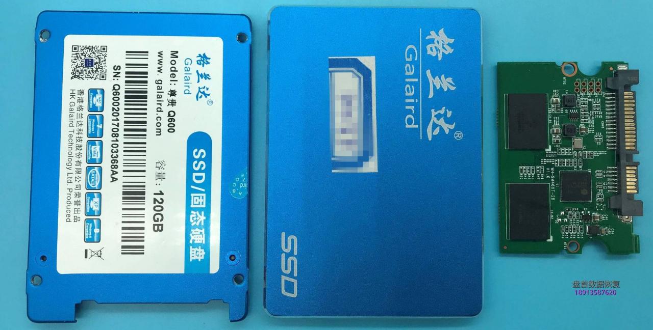 杂牌120GSSD硬盘SM2246XT不识别无法读取数据，成功完成SSD固态硬盘涉密数据恢复服务