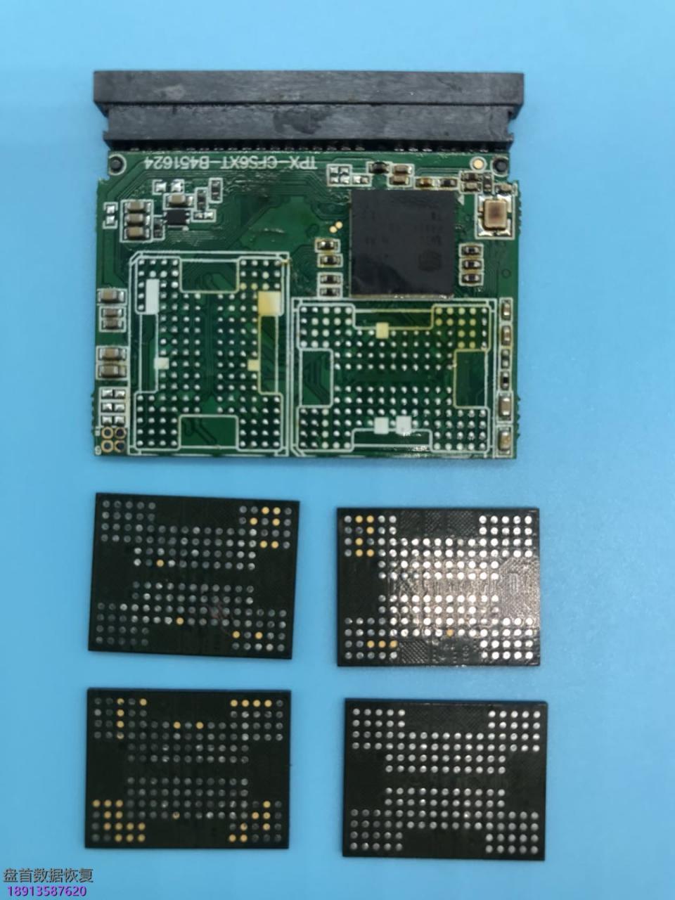 5 128GCFAST2.0高速CFAST内存卡无法识别数据恢复成功