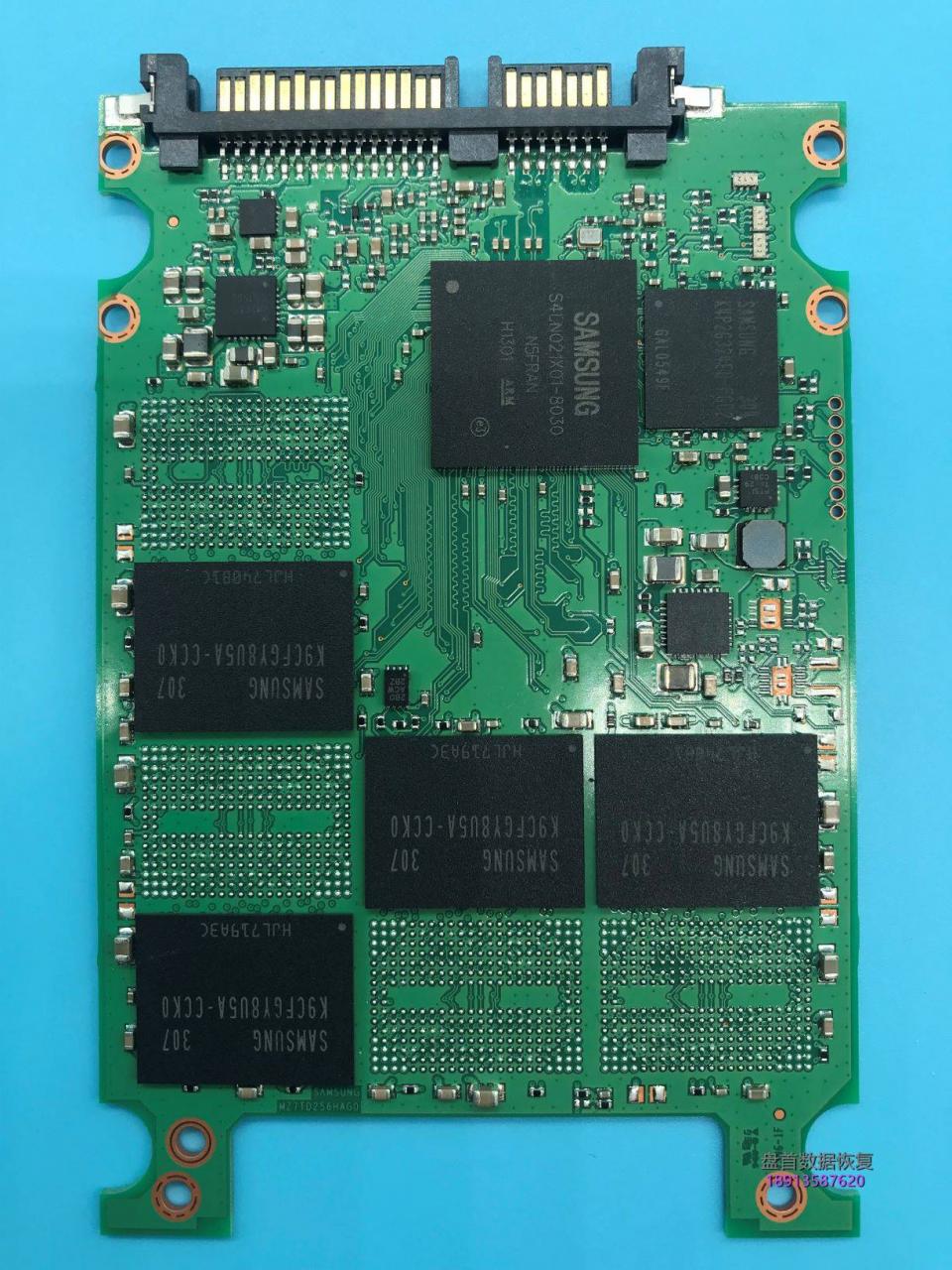 三星840 MZ-7TD120掉盘SSD固态硬盘突然不识别了读不出数据卡LOGO数据恢复成功