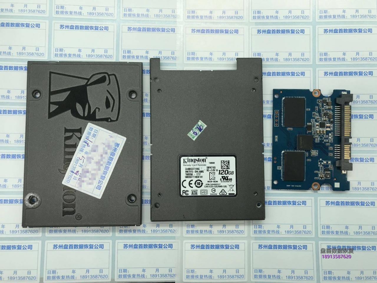SA400S37金士顿120GSSD固态硬盘掉盘通病型号变成SATAFIRM S11数据恢复成功