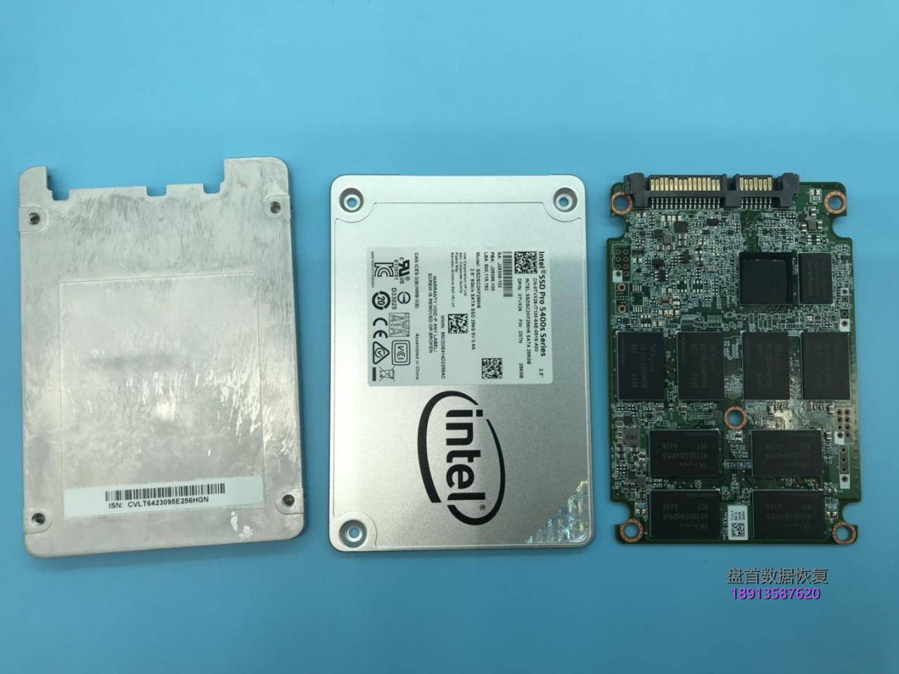 英特尔ssd5400s固态硬盘掉盘无法识别不读盘了主控sm2258g数 英特尔SSDSC2KF256H6固态硬盘掉盘无法识别不读盘了主控SM2258G数据恢复完美成功