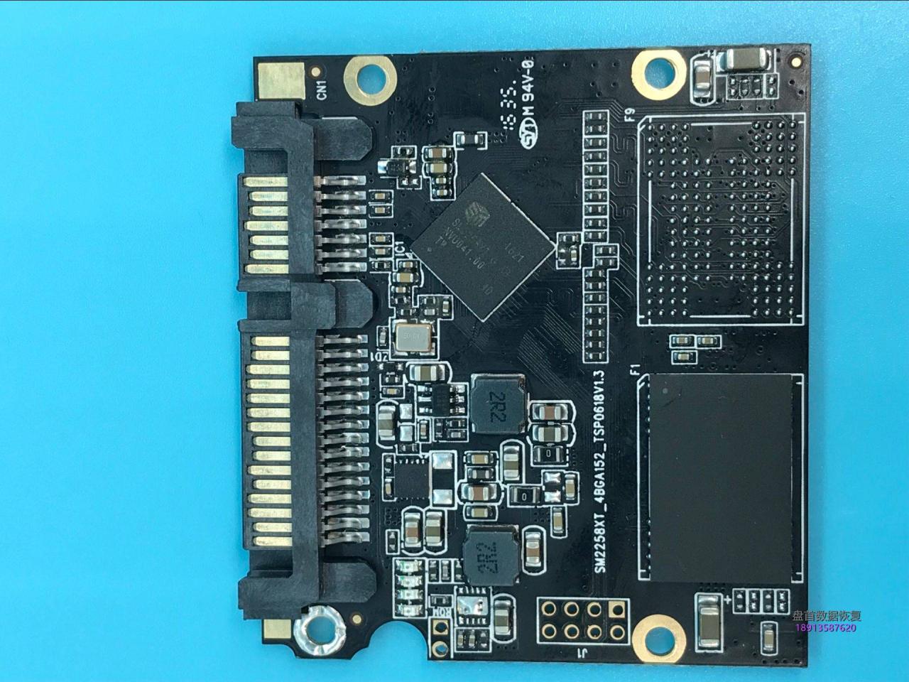 0-7 SM2258XT主控台电240G极光A850SSD固态硬盘二次数据恢复成功