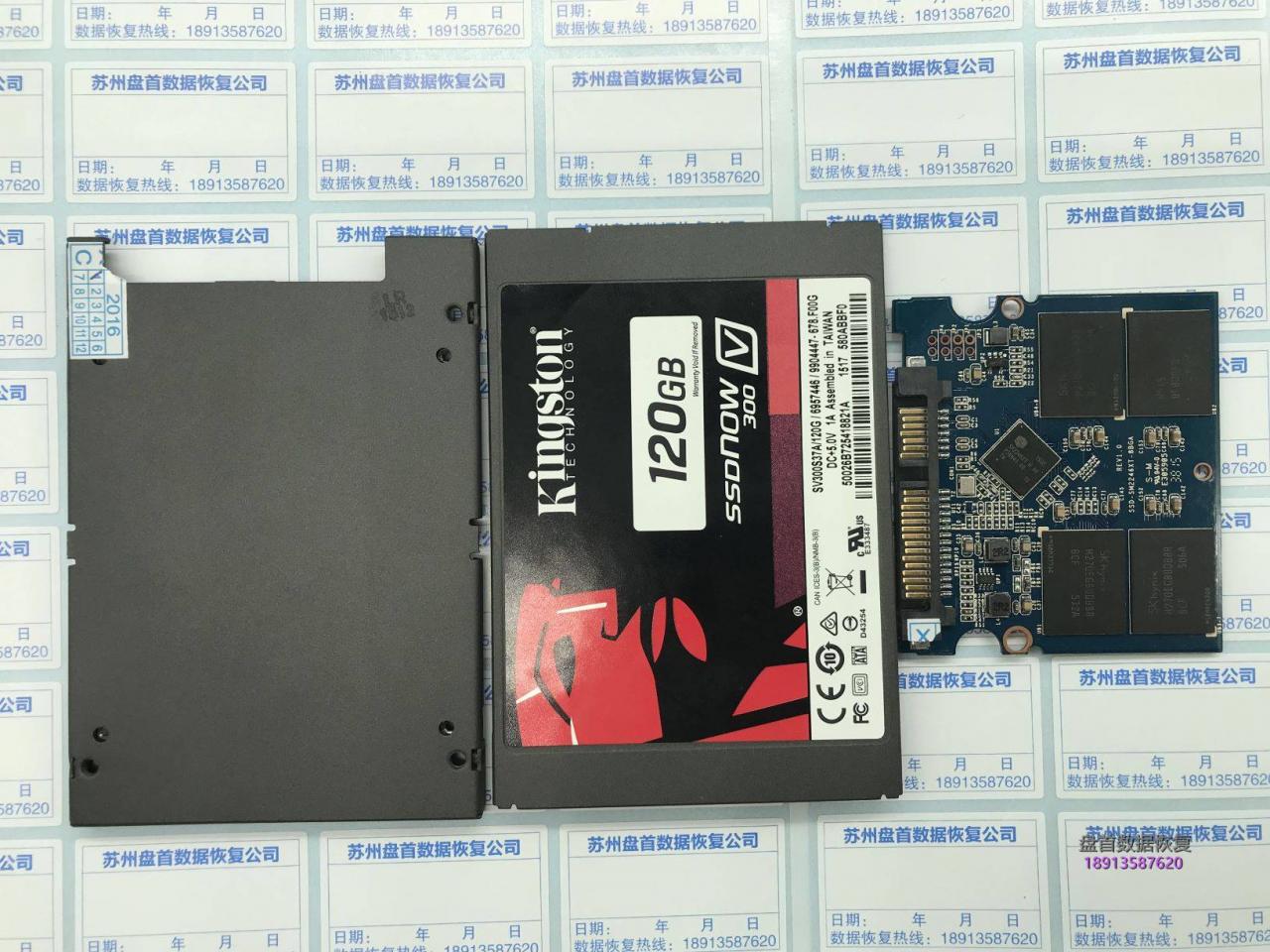 成功完美恢复PC3000 SSD软件显示芯片通道错误的假金士顿300VSSD固态硬盘无法识别SM2246XT主控