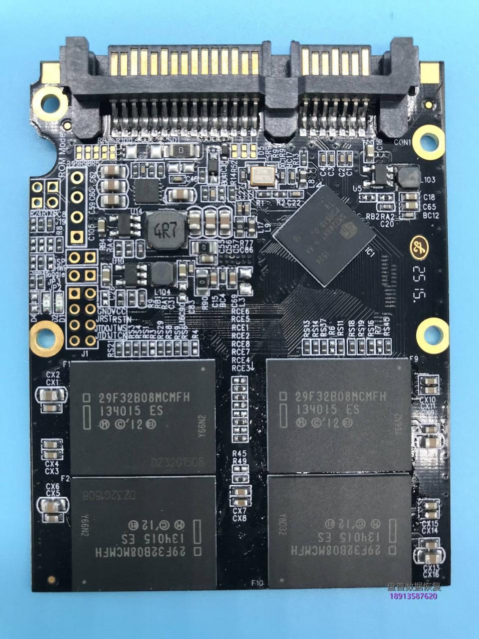 辛士达120G固态硬盘大白鲨杂牌SSD固态硬盘掉盘无法识别不读盘主控SM2246XT型号数据恢复成功