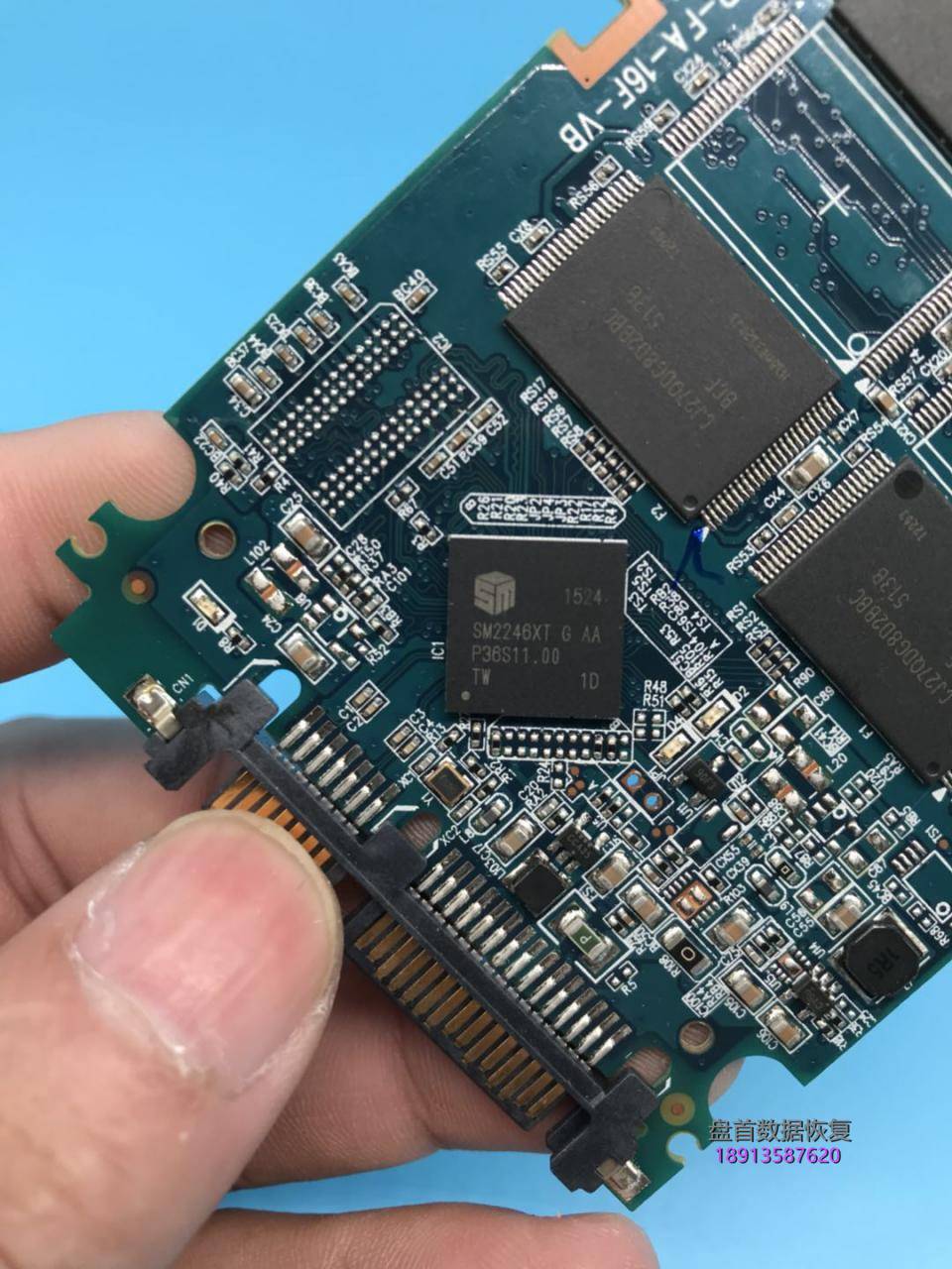 自动草稿-13 SM2246XT无法识别创久天机120GSSD固态硬盘掉盘不读盘无法识别数据恢复成功