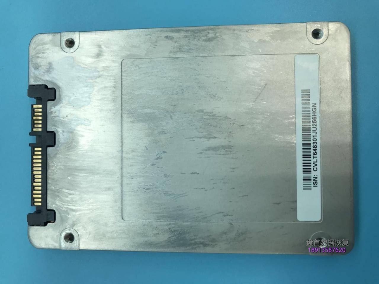 英特尔ssdsc2kf256h6l-256g-ssd固态硬盘掉盘无法识别数据恢复成功 英特尔SSDSC2KF256H6L-256G SSD固态硬盘掉盘无法识别数据恢复成功