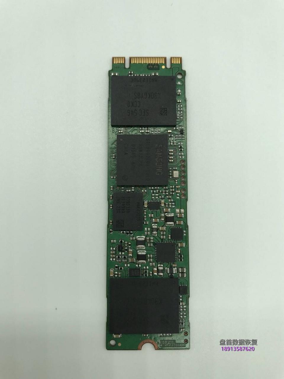 0-2 Samsung三星SSD M.2 128GB PM871 MZNLN128HCGR掉盘无法识别不读盘数据恢复成功