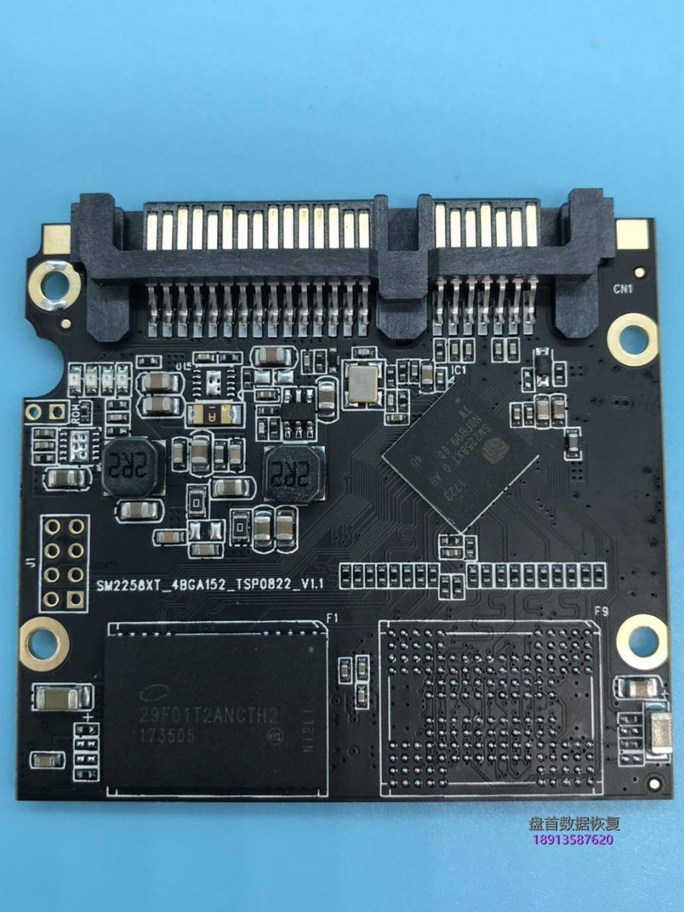 0-4 SM2258XT主控台电S500固态硬盘掉盘无法识别不读盘数据恢复完美成功