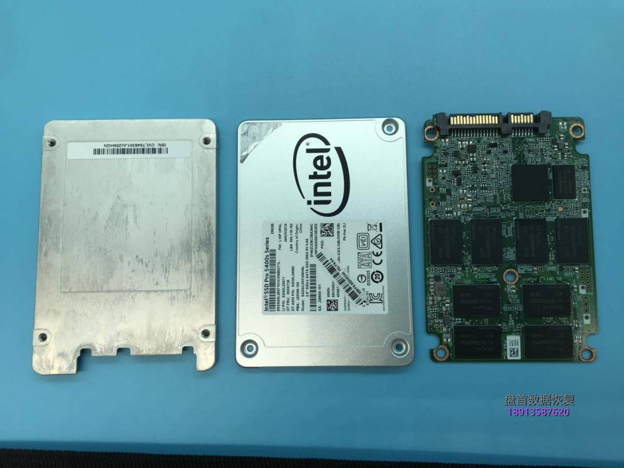 英特尔ssdsc2kf256h6l-256g-ssd固态硬盘掉盘无法识别数据恢复成功 英特尔SSDSC2KF256H6L-256G SSD固态硬盘掉盘无法识别数据恢复成功