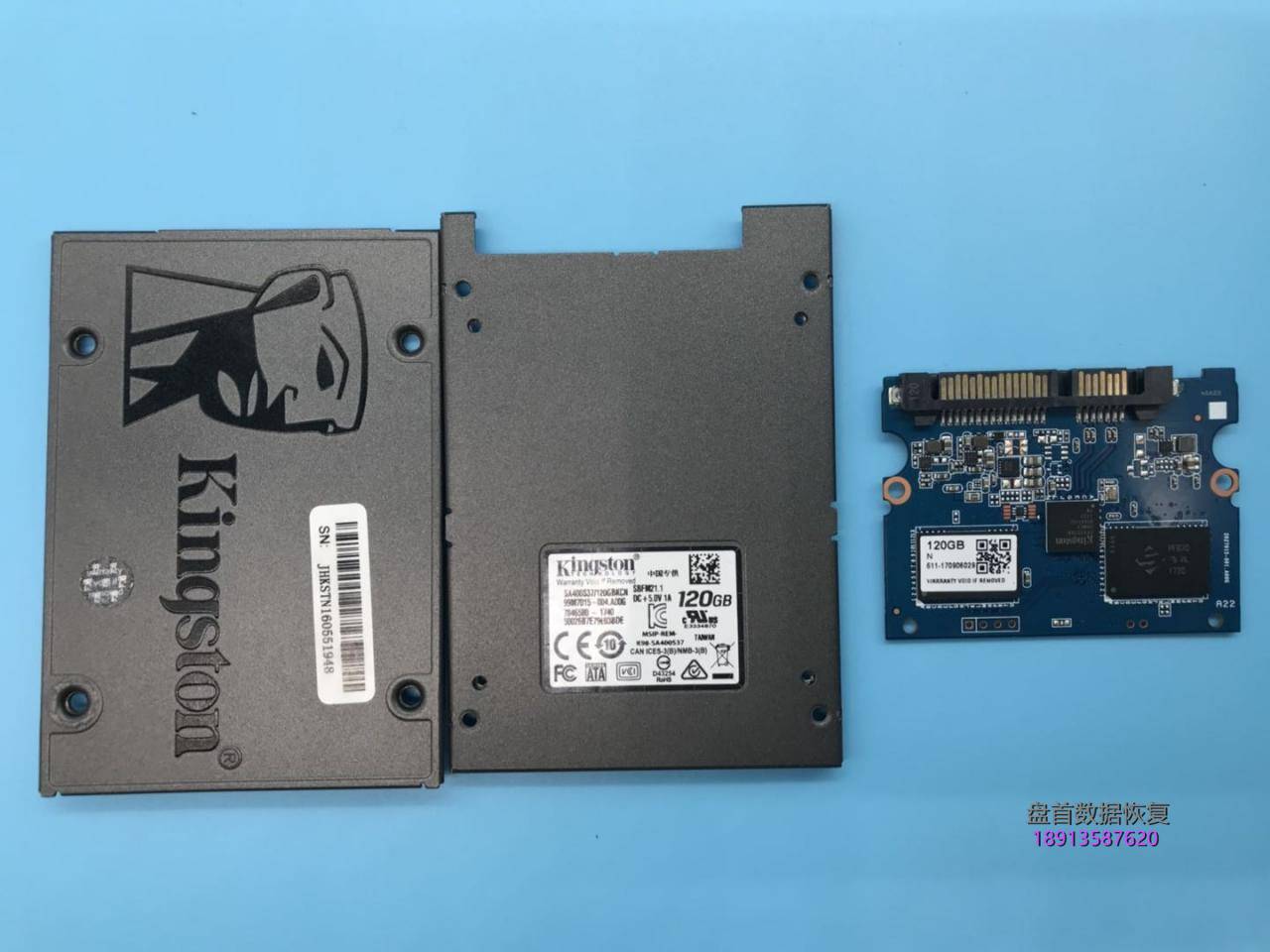 金士顿sa400s37固态硬盘变成satafirm-s11主控型号为cp33238bps3111数据完美 金士顿SA400S37固态硬盘变成satafirm s11主控型号为CP33238B(PS3111)数据完美恢复