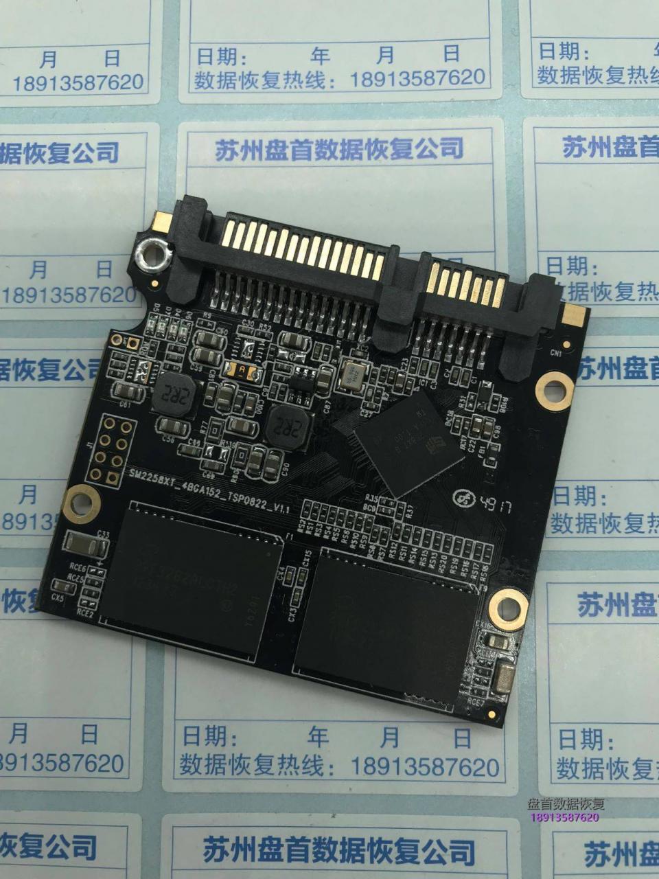 0-12 台电SD120GBS500识别不到盘SM2258XT主控掉盘无法识别不读盘数据恢复成功