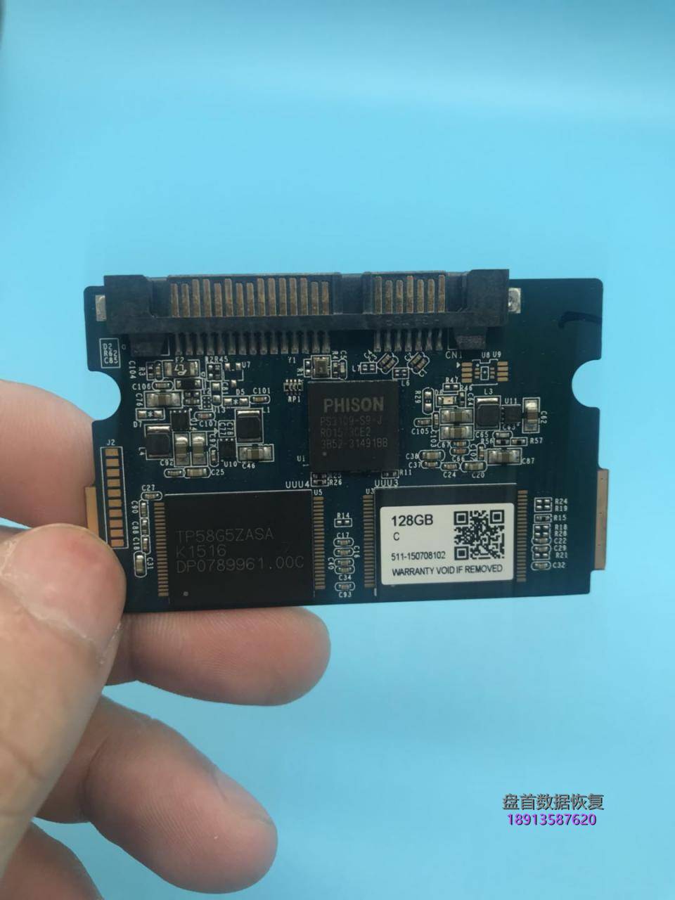 影驰128g固态硬盘掉盘型号识别成ps3109s9容量为20m数据恢复 影驰128g固态硬盘掉盘型号识别成PS3109S9容量为20M数据恢复成功