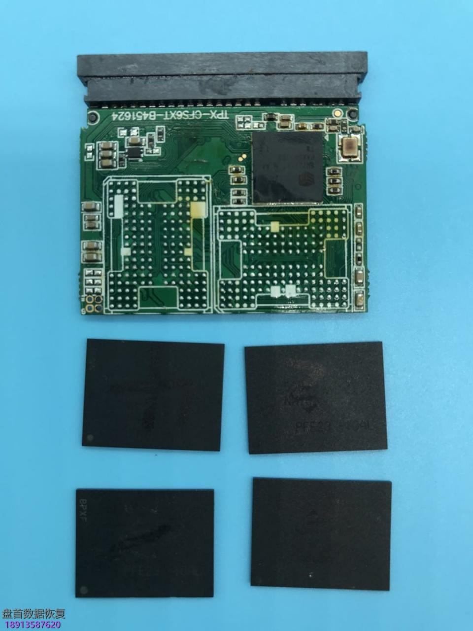 5 128GCFAST2.0高速CFAST内存卡无法识别数据恢复成功