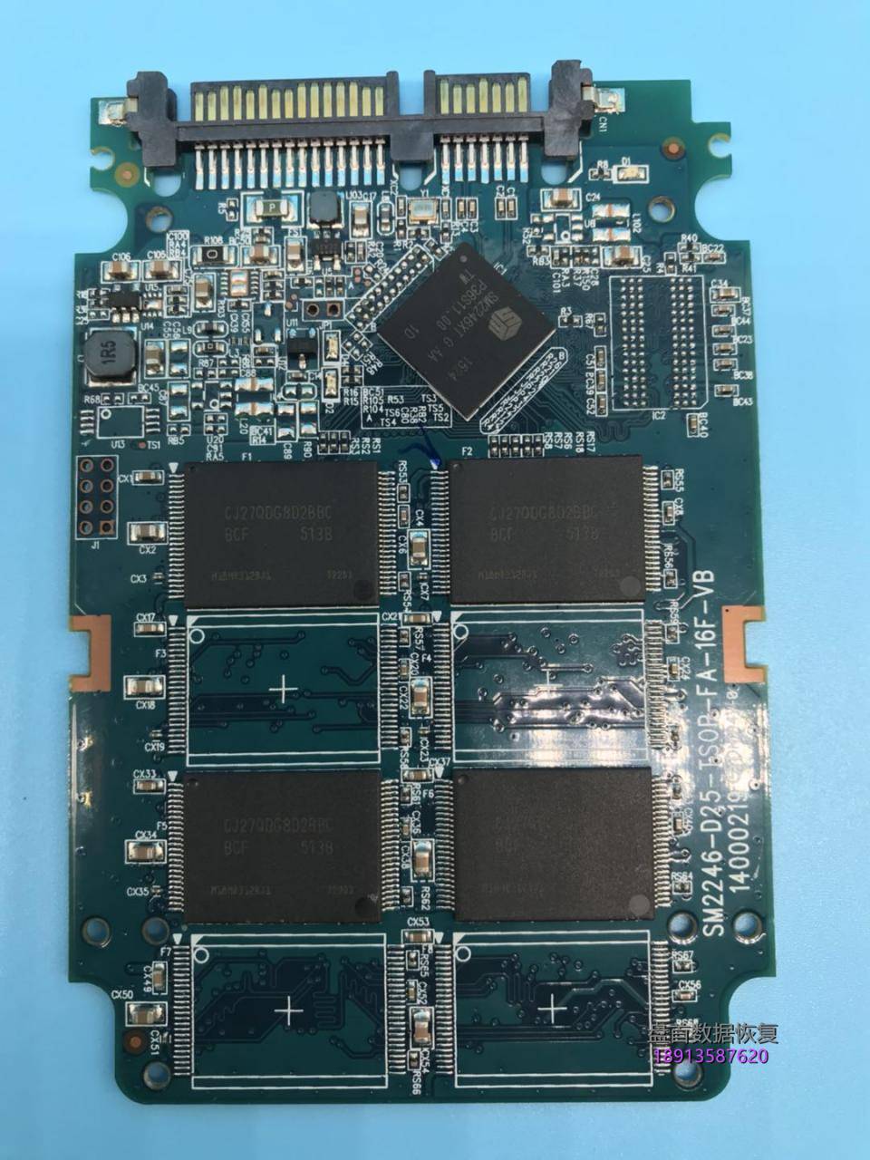 自动草稿-13 SM2246XT无法识别创久天机120GSSD固态硬盘掉盘不读盘无法识别数据恢复成功