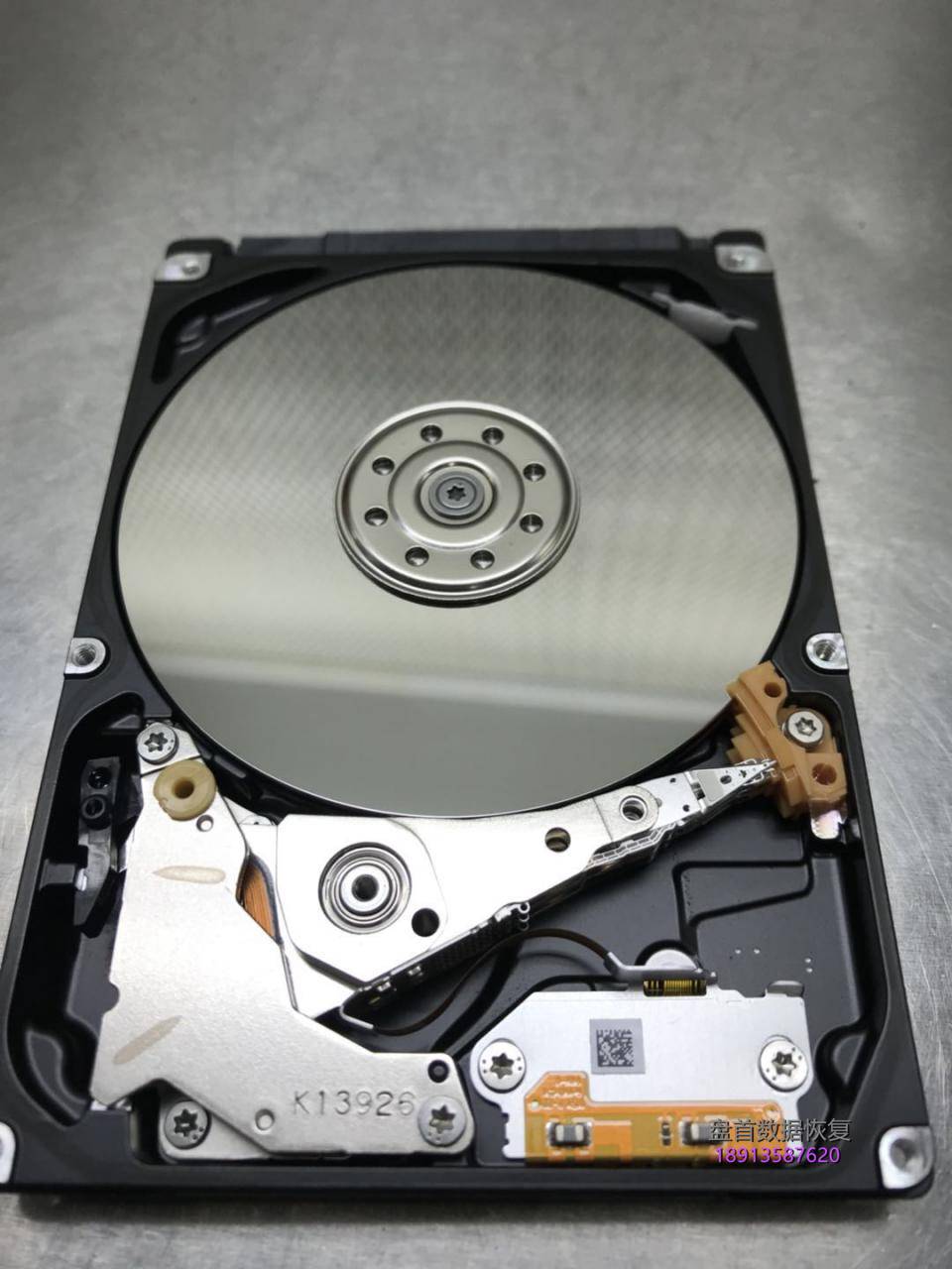 东芝1tb移动硬盘mq01abd100二次开盘数据恢复成功 东芝1TB移动硬盘MQ01ABD100二次开盘数据恢复成功