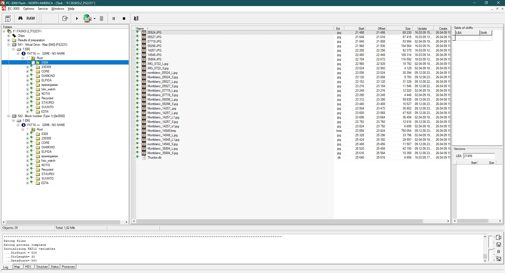 PC-3000 Flash基于文件系统的虚拟映像