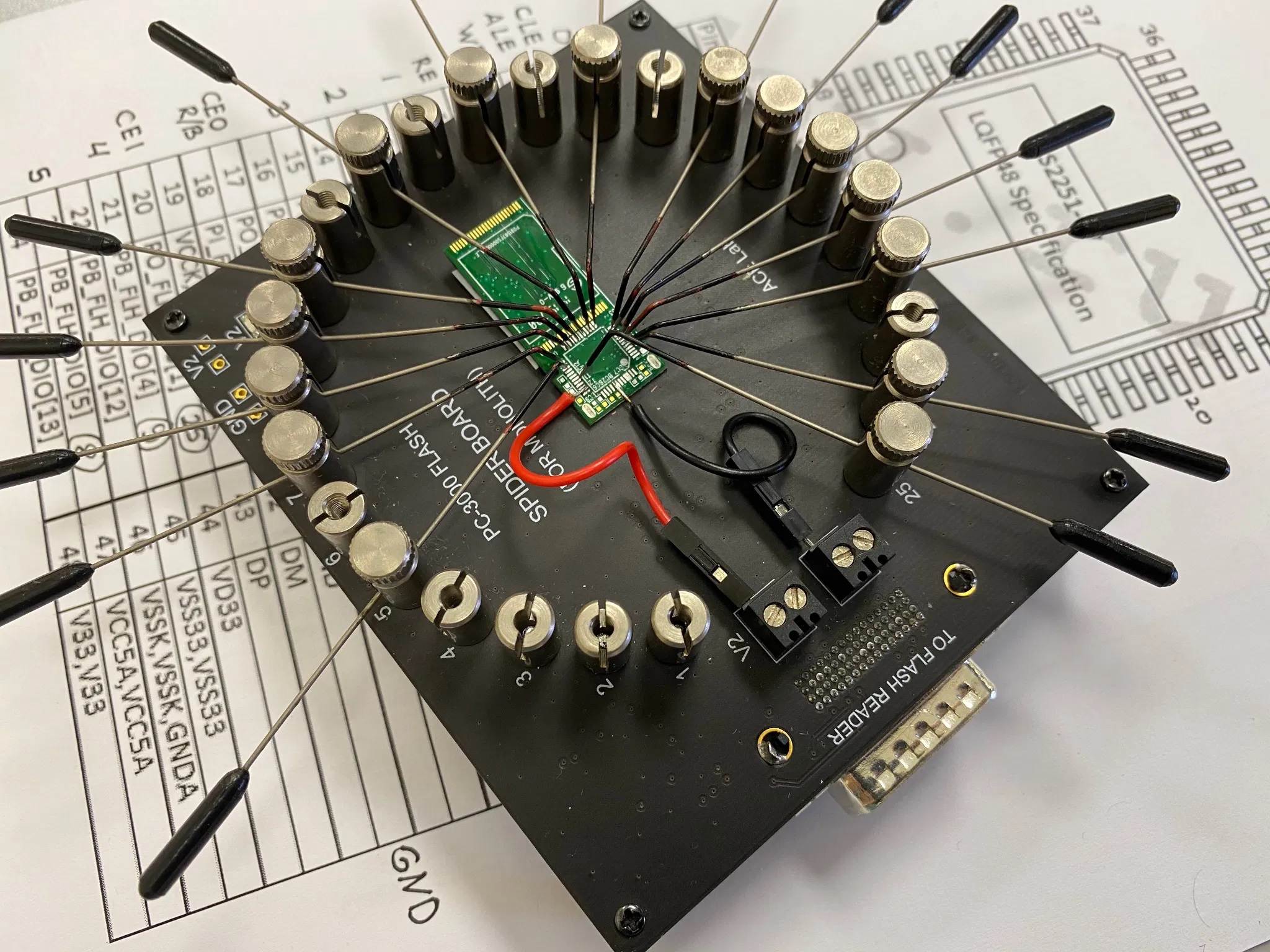 PC-3000 Flash如何将COB(黑牛屎芯片)的存储芯片从NAND闪存驱动器中恢复数据
